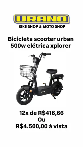 Bicicleta elétrica (scooter) urban