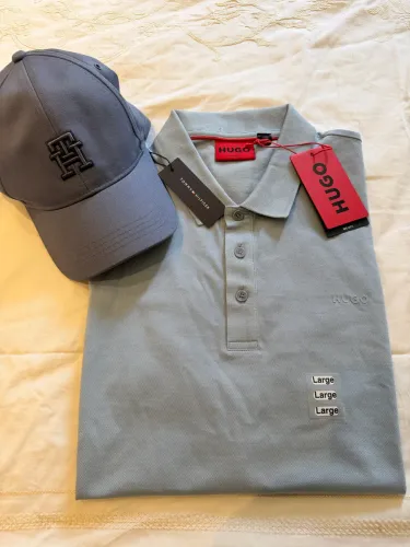 Camisa Polo BOSS + Boné Tommy