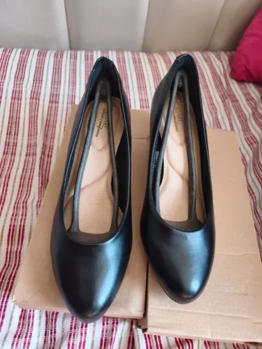 Sapato Scarpin Modare Ultraconforto Preto Salto Médio - Tam 38