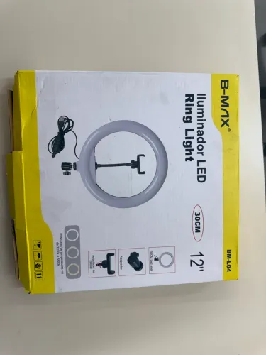 Vendo Ring Light 12 polegadas com tripé