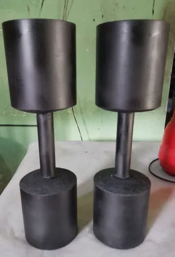 Halteres de PVC fixo 5kg cada 
