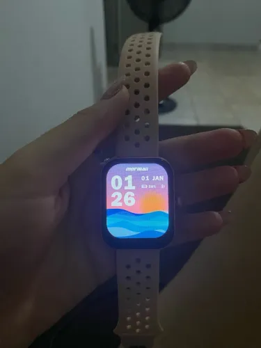 Smartwatch Mormaii life ultra( cor rosa