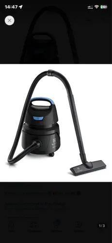 Aspirador Pó e Água Electrolux Hidrolux 1400w 5Litros