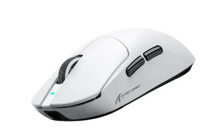 Mouse Gamer Sem Fio Attack Shark X8SE, 25000 DPI, Switch Huano, Tri-Mode Wireless Bluetoot