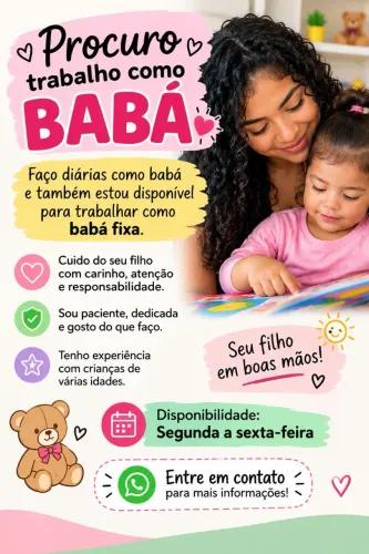 Trabalhar como babá