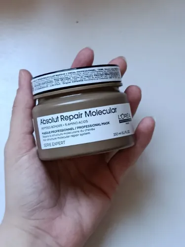 Máscara capilar L'Oréal Professionnel Absolut Repair Molecular, nova 150ml