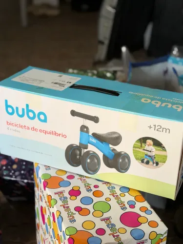Bicicleta de equilíbrio buba - azul