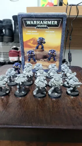 Spaces Marines Tactical Squad 15 Montados + Bits