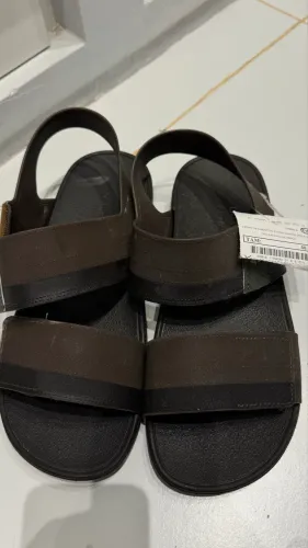 sandália papete cartago marrom 40