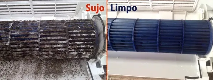 Limpeza e instalação de ar condicionado