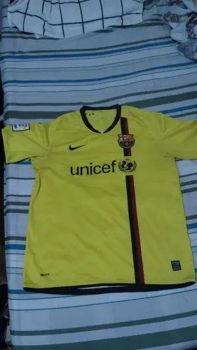 Camiseta away Barcelona Amarela 08/09