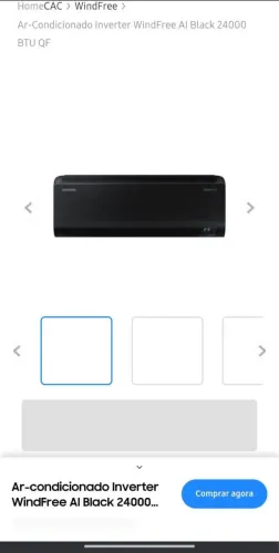 Samsung inverter al black 24000 btus