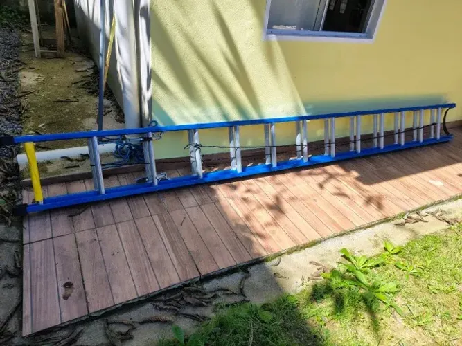 Escada de Fibra e Alumínio Extensível Premium 4,10x7,10m WBERTOLO
