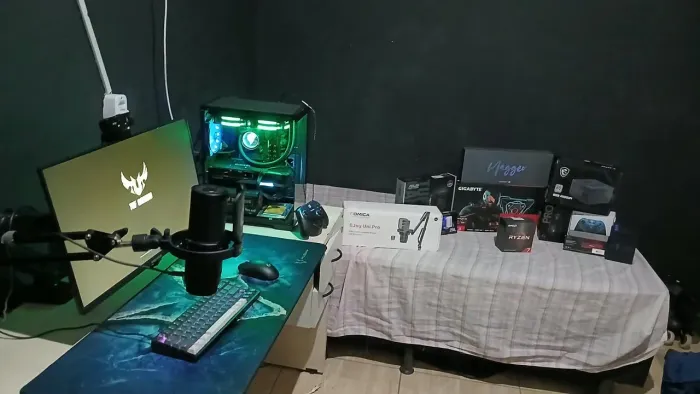 PC GAMER COMPLETO RYZEN 7 5700X + RX7600