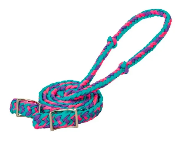 Rédea Cavalo Weaver Leather de Nylon Trançado 8 Tentos