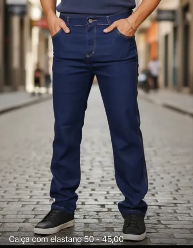 Calça jeans masculina 50