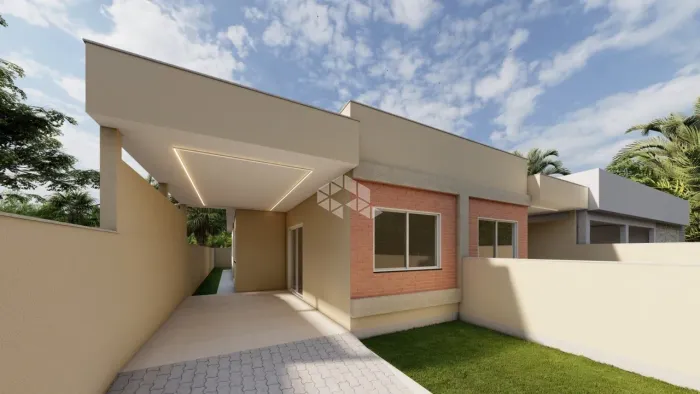 CASA GEMINADA COM 2 DORMITÓRIOS/QUARTOS SENDO 1 SUÍTE EM SÃO JOSÉ - SC Á VENDA POR R$ 480.