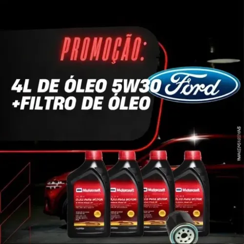 Kit troca de óleo 5w30 Motocraft 