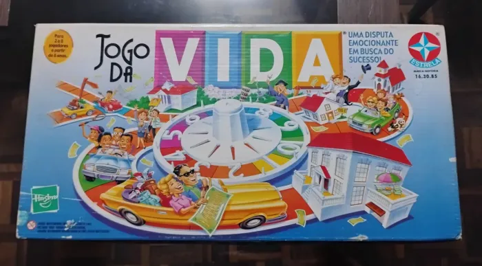 Jogo da vida - retrô 1985 Estrela