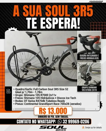 Soul 3R5 shimano 105 2x11v