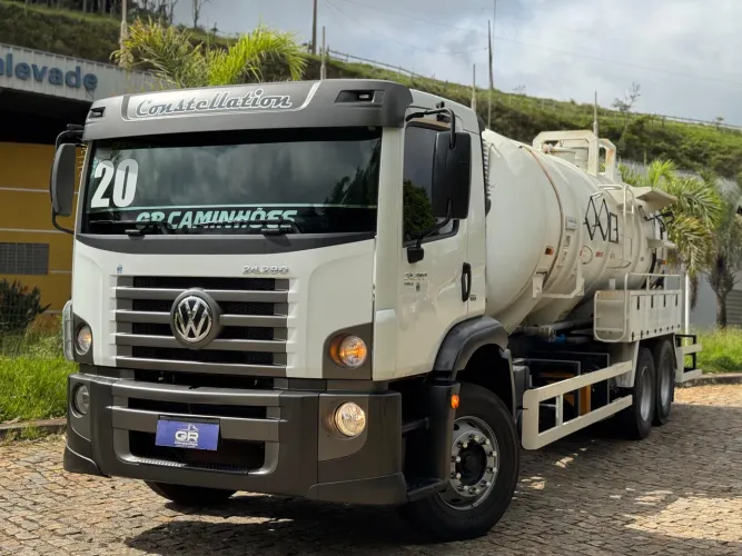 CAMINHÃO VW 24-280 2020 TANQUE LIMPA FOSSA COM HIDROJATO EXTRA