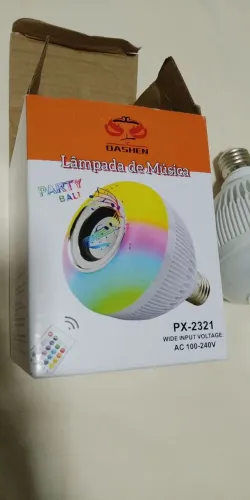 Lâmpada musical led