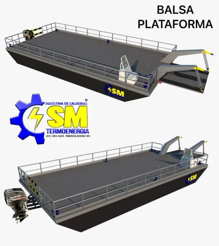 Balsa plataforma/flutuante