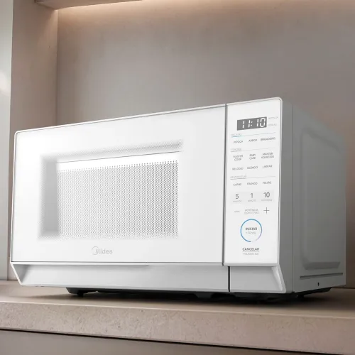 Micro-ondas Midea MasterCook 20L Painel Touch Branco - Novo na Caixa