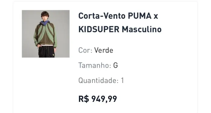 Corta vento puma