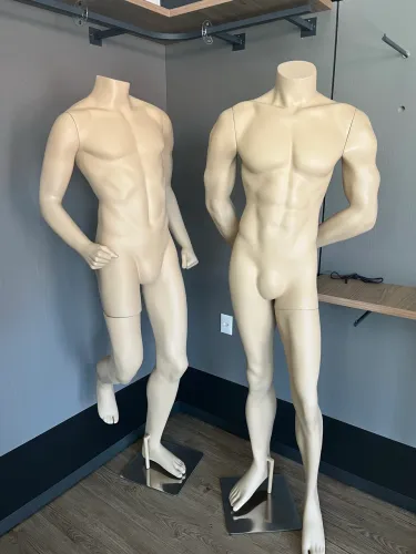 Manequins masculino de fibra