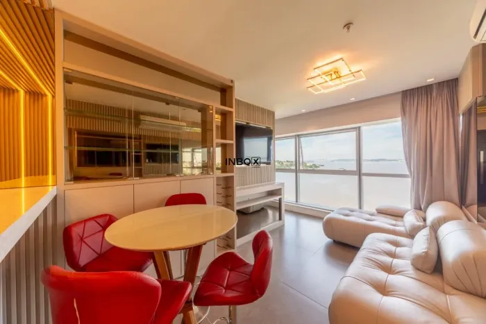 Inbox Cia Imobiliária ALUGA Ótimo apartamento tipo loft, 100% mobiliado e decorado, no Res