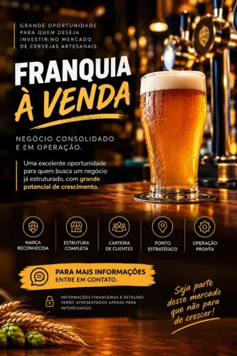 Venda de franquia em operação.