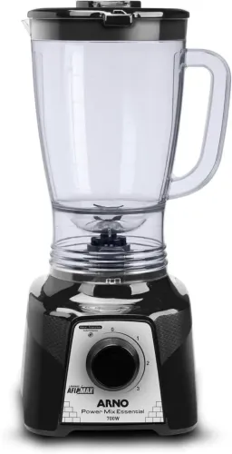 Liquidificador Arno Power Mix 700W LQ19, Jarra de 2,4L, 4 Lâminas - 3 Velocidades, 220Volt