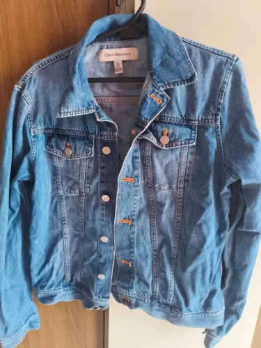 Jaqueta jeans original Calvin Klein tamanho G