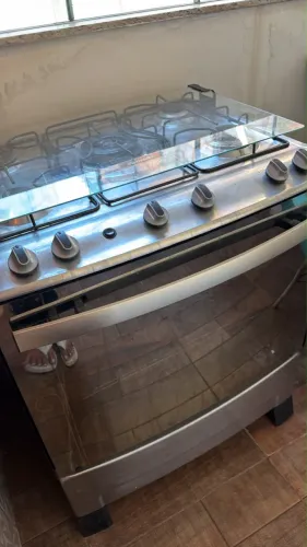 Vendo fogão inox
