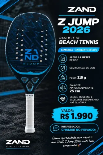 raquete beach tennis zjump 2026