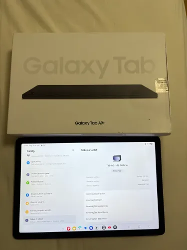 Samsung Galaxy Tab A9+ 64GB Tela 11" Wi-Fi Grafite - Semi-novo na Caixa + Capa