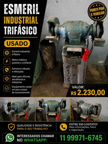 ESMERIL - INDUSTRIAL TRIFÁSICO 