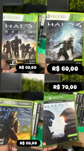 Jogos de Xbox One e 360