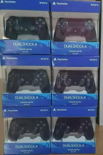 controle ps4 preto original nota fiscal e garantia