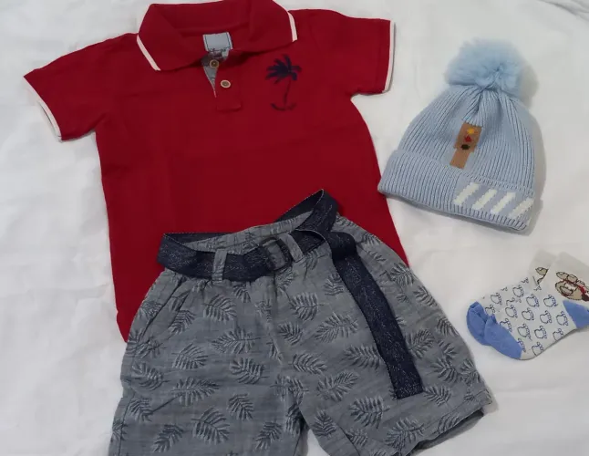 Lote bebê menino 1 a 2 anos