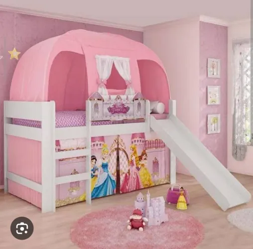 Oportunidade!!!!!   Cama Infantil Barraca Princesas da Disney 