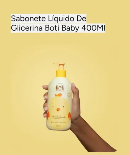 Sabonete Líquido de Glicerina Boti Baby 400ml