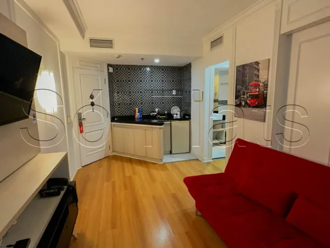Flat nos Jardins, próximo a FGV Av. 9 de Julho, Hospital 9 de Julho e Av. Paulista.