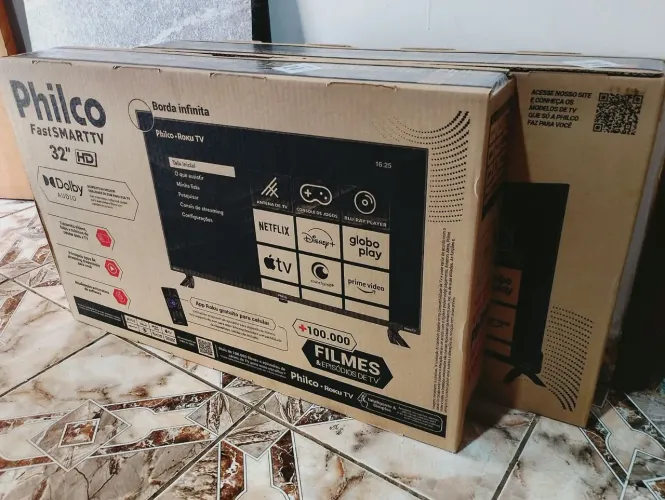 Smart tv 32 polegadas nova