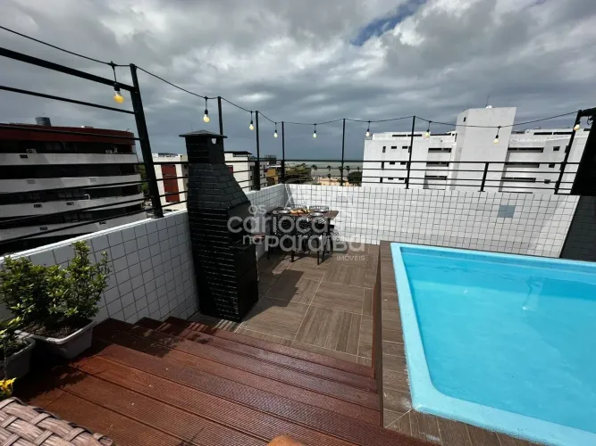 Cobertura com 2 dormitórios à venda, 96 m² por R$ 930.000,00 - Cabo Branco - João Pessoa/P
