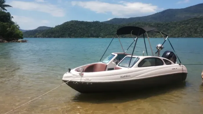 Lancha Coral 16 Pés + 60hp + Carreta Rodo