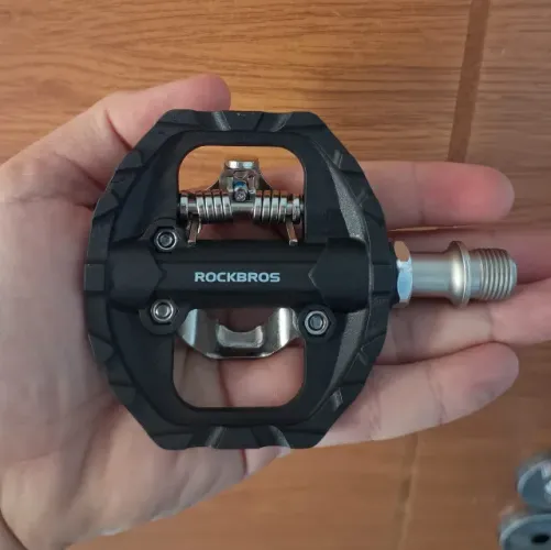 Pedal Bicicleta Híbrido Rockbros Sapatilha e Plataforma