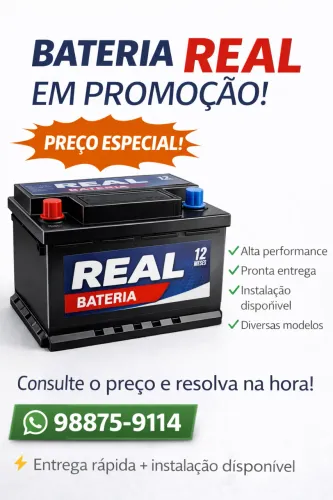 Bateria de Carro REAL - Oferta Imperdível