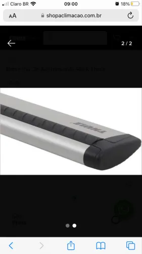 Kit Rack de Teto Thule 